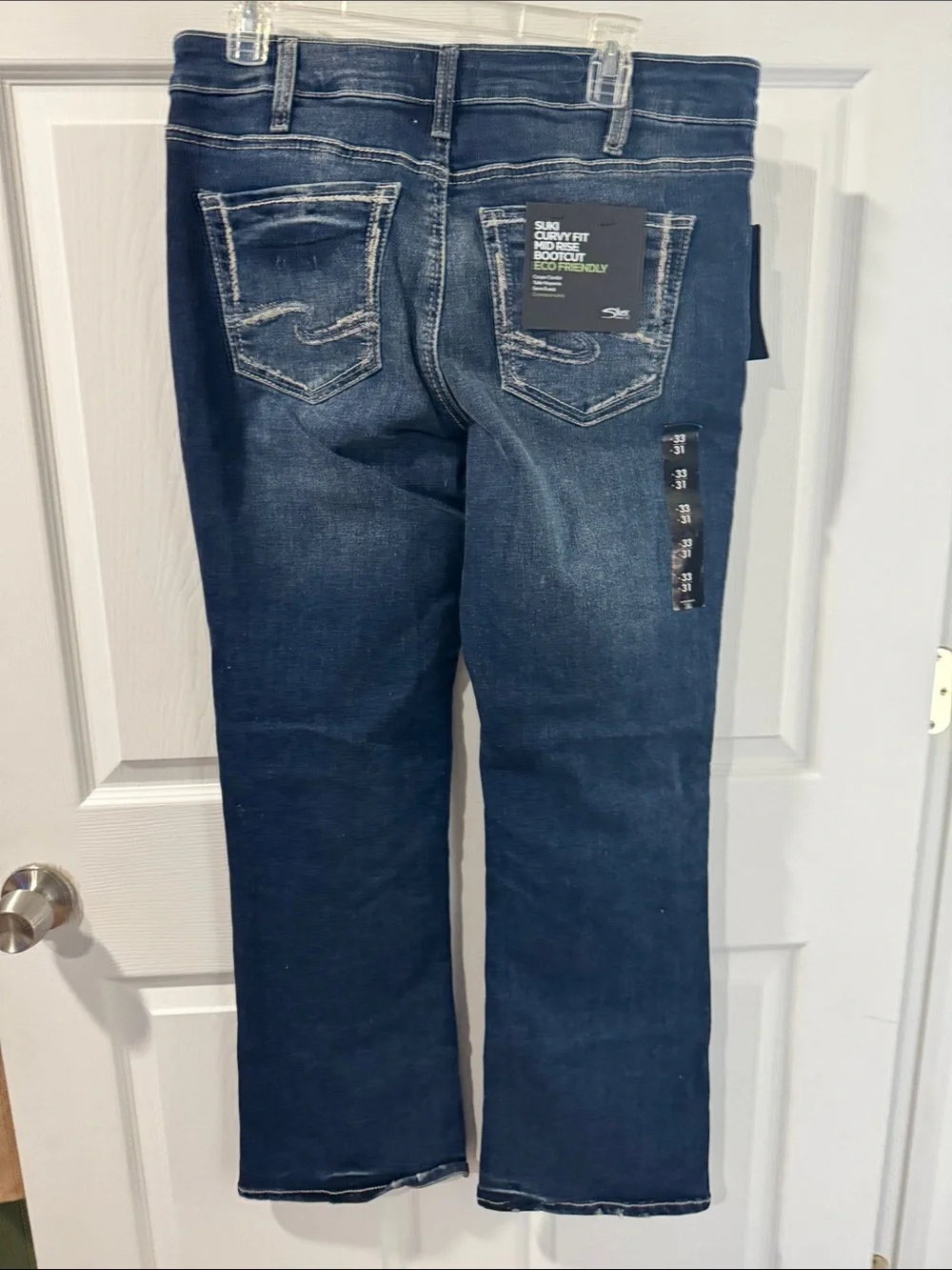 Silver Jeans Women's Dark Blue Boot Cut Jeans